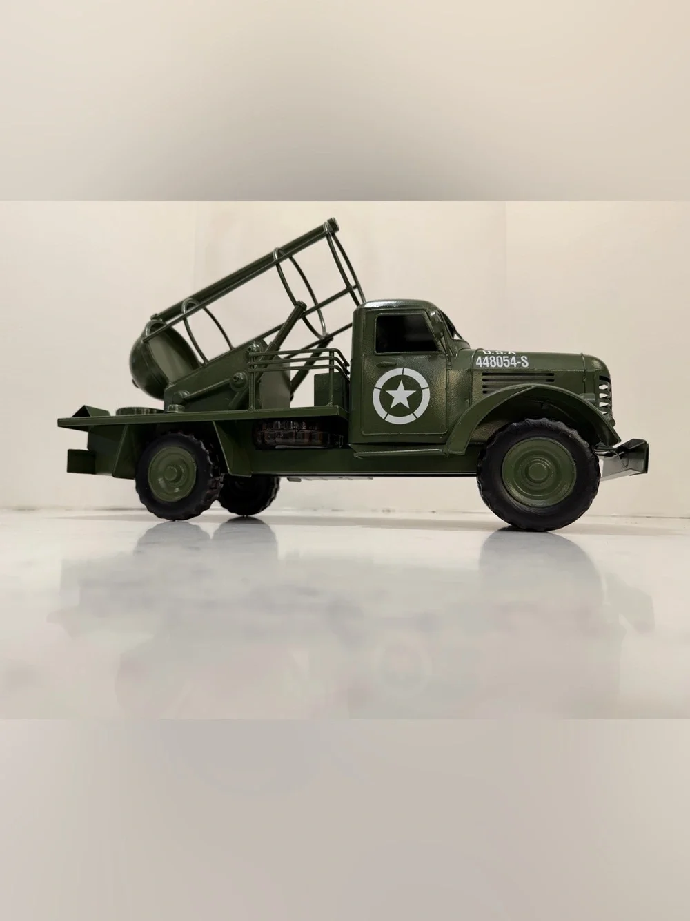 The Peacekeeper Military Truck Camouflage Metal Decanter